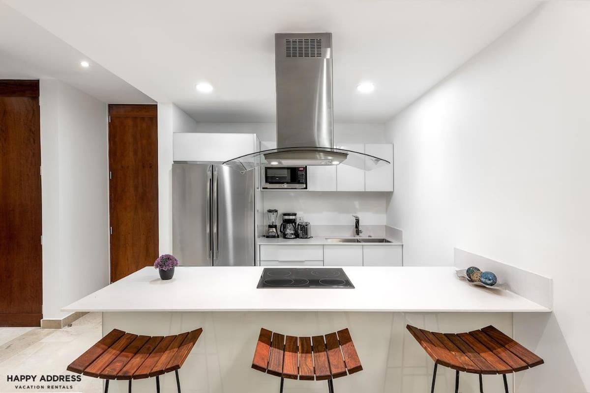 Trendy 1 Bedroom Apartment In Cruz Con Mar Brand New Building Playa del Carmen Kültér fotó