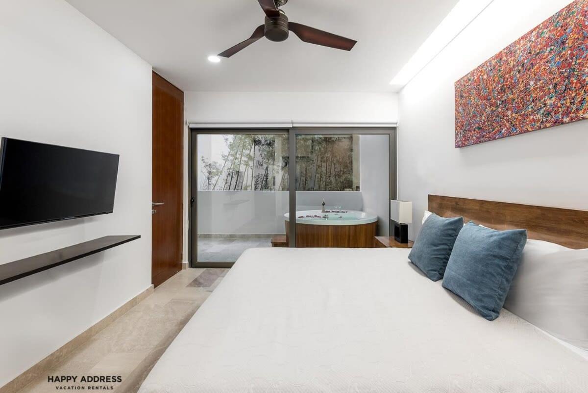 Trendy 1 Bedroom Apartment In Cruz Con Mar Brand New Building Playa del Carmen Kültér fotó