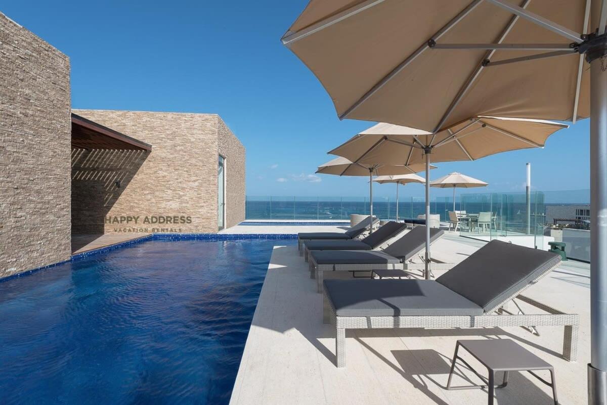Trendy 1 Bedroom Apartment In Cruz Con Mar Brand New Building Playa del Carmen Kültér fotó